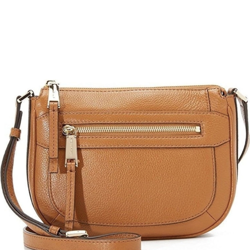 Michael Kors Tan Leather Crossbody Bag